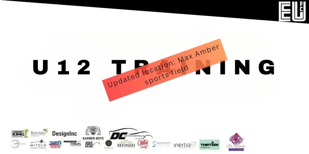 Under 12 YSL training - Max Amber sportsfield