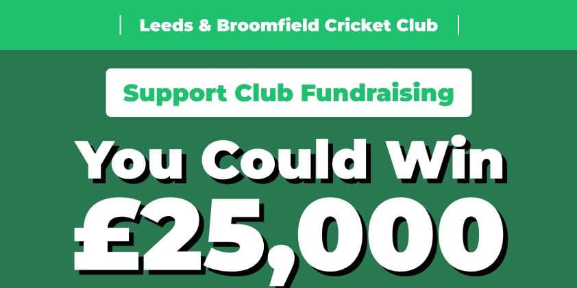 Win up to £25,000 and support our new pavilion project💚🏏🏰