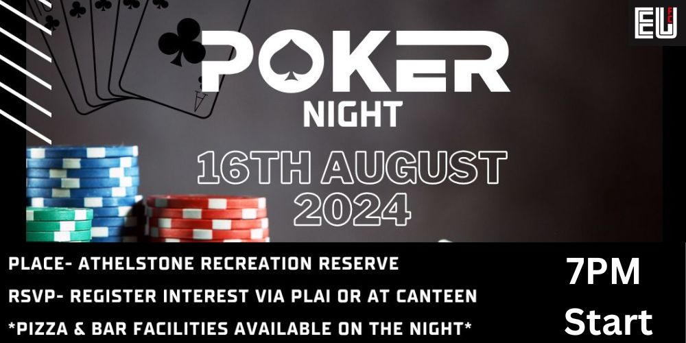 EUFC Poker Night - Fri 16th August